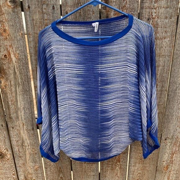 Studio Y blouse short sleeve see through xs - Picture 1 of 5